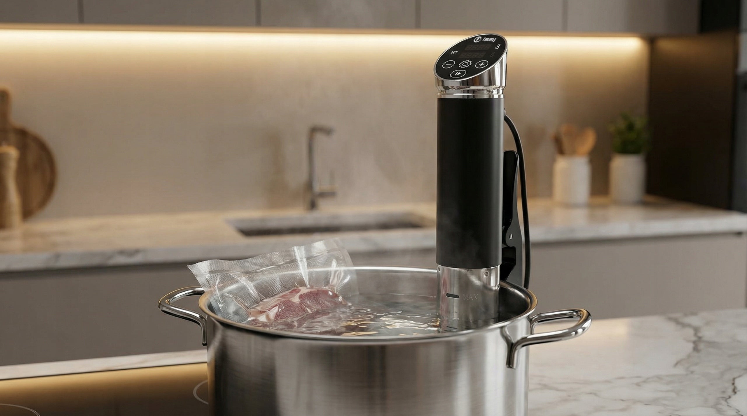 IMMERSION CIRCULATOR FOR COOKING SOUS VIDE VACUUM TIMER ADJUSTMENT Packaging status original