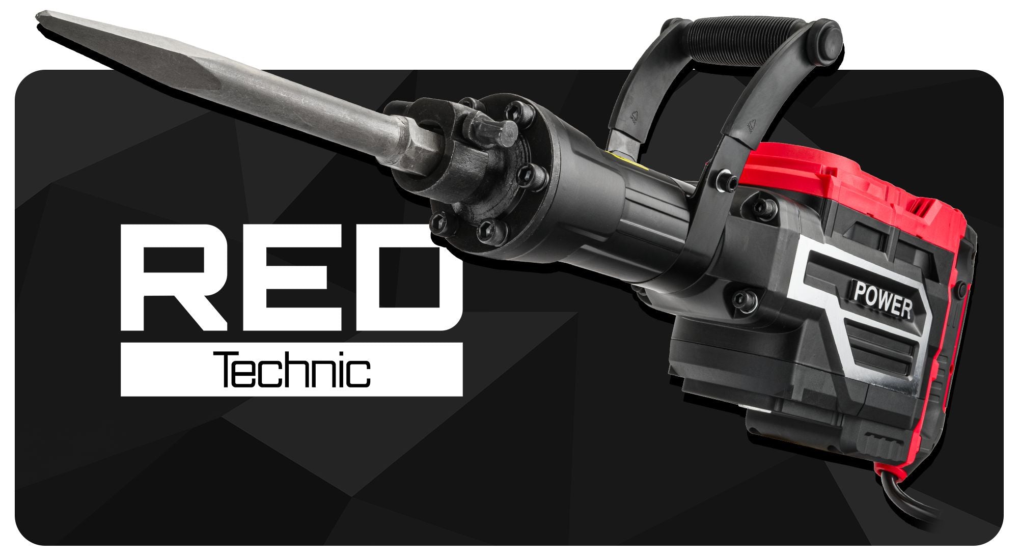 IMPACT DEMOLITION HAMMER FOR CONCRETE FORGING STRONG 3300W HEX 70J CHISEL CASE Packaging status original