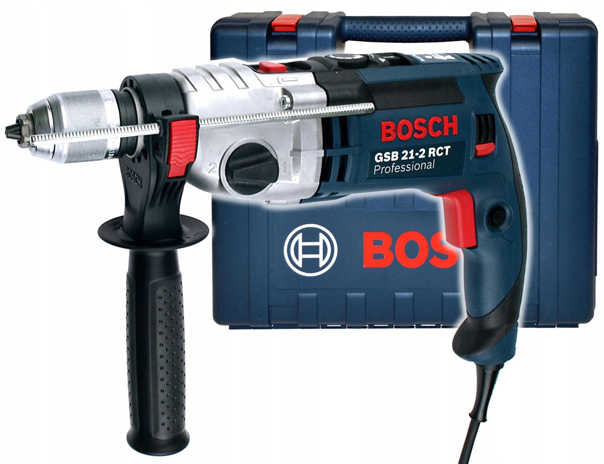 IMPACT DRILL 1300W GSB 21-2 RCT BOSCH SUITCASE