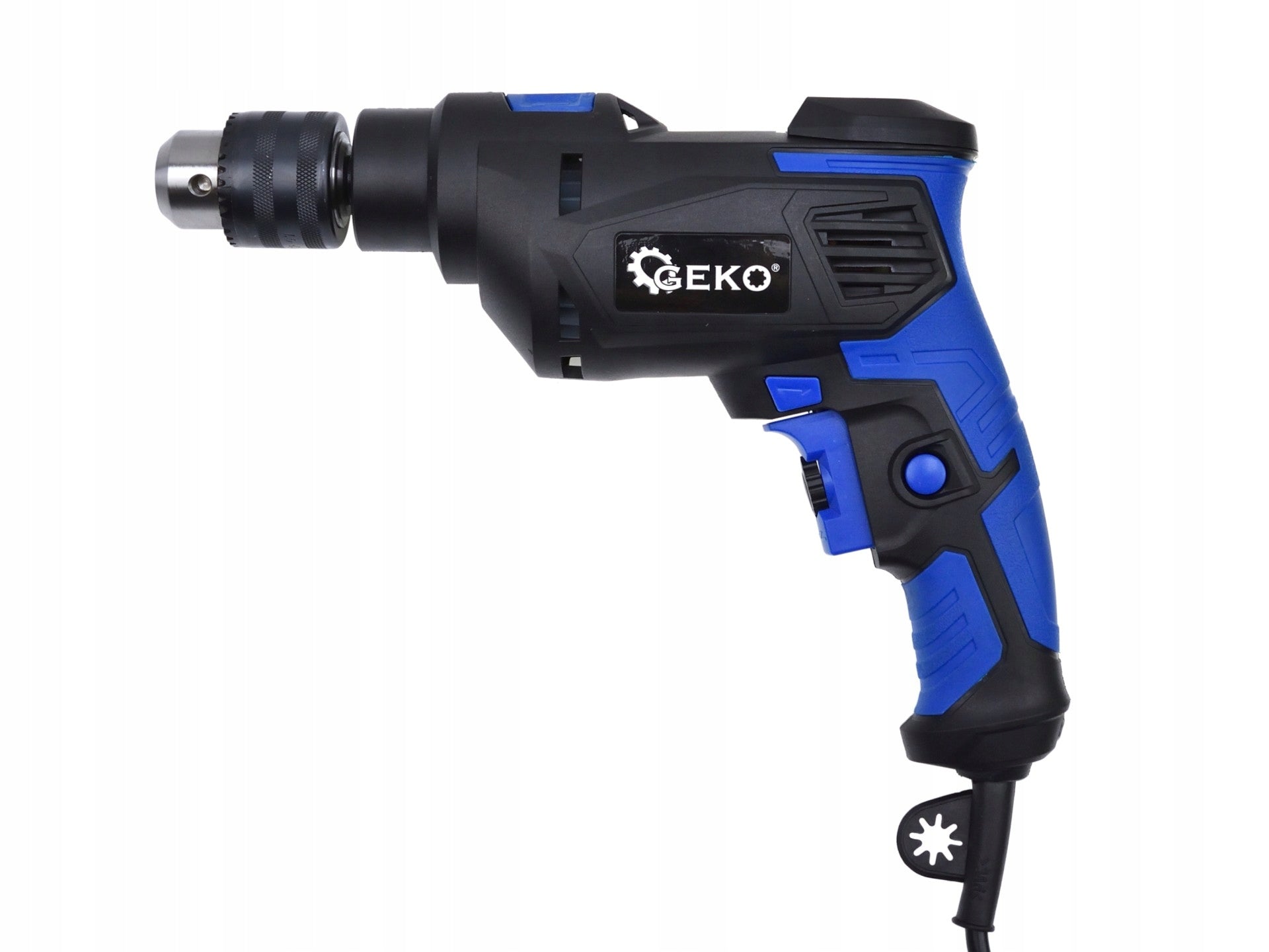 IMPACT DRILL 910W WITH SPEED CONTROL 13MM CLAMP HOLDER GEKO Packaging status original