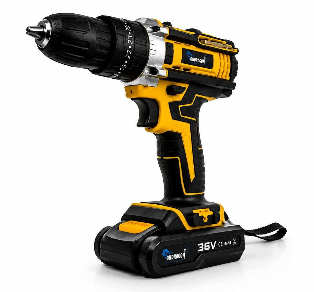 IMPACT DRILL CORDLESS SCREWDRIVER 36V 2x BATTERIES 5.0Ah SUITCASE Voltage (V) 36 V