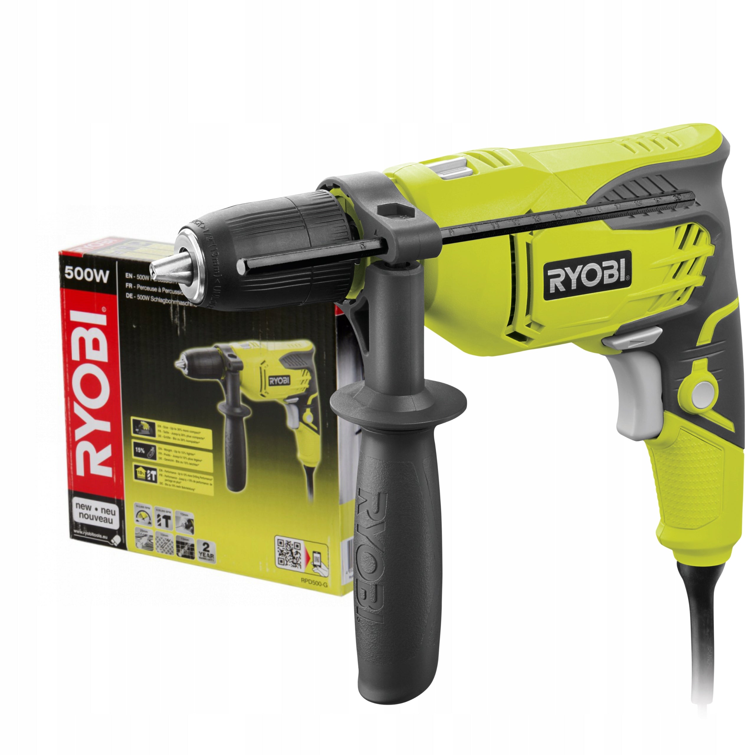 IMPACT DRILL RYOBI RPD500-G 500W ADJUSTABLE