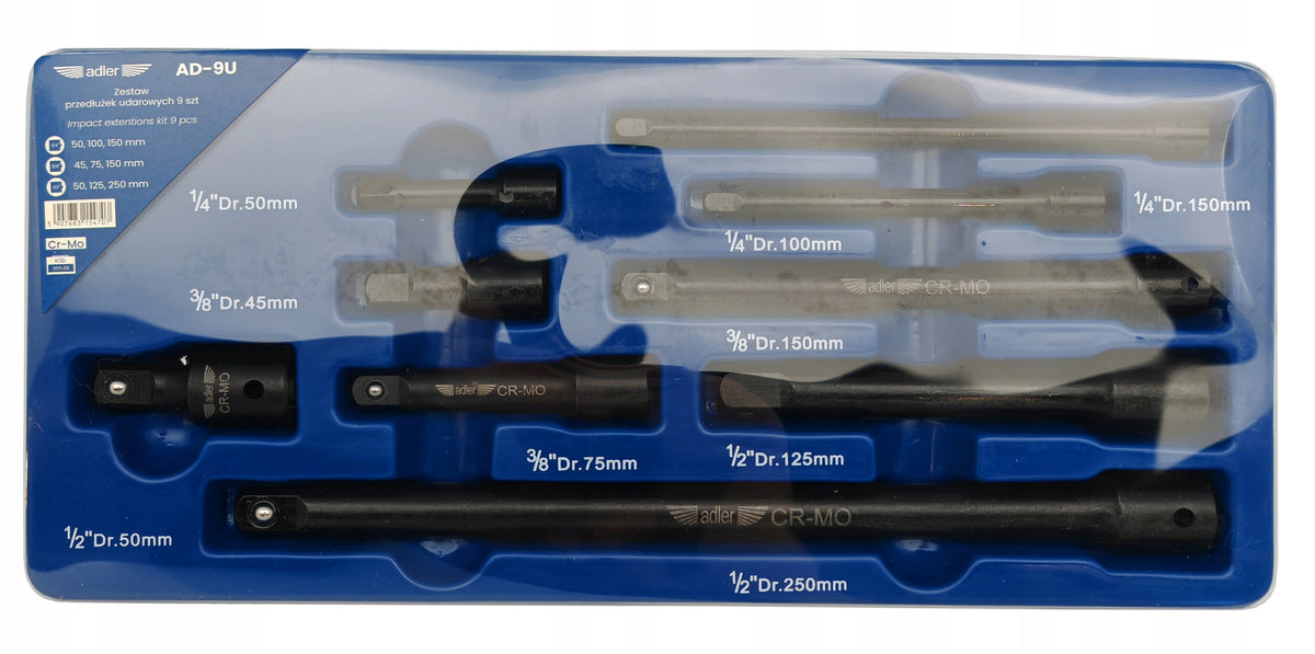 IMPACT EXTENSIONS RATCHET WRENCH CAP SET 50-250MM 1/4 3/8 1/2 Brand no brand