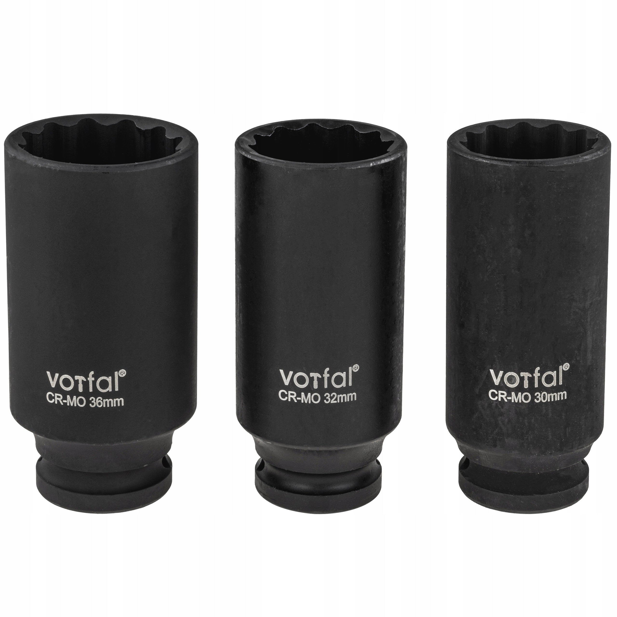 IMPACT SOCKETS IMPACT WRENCHES FOR SHAFT HUBS 1/2" 30-36 MM 12-ANGLE VW AUDI Manufacturer code V08125_1