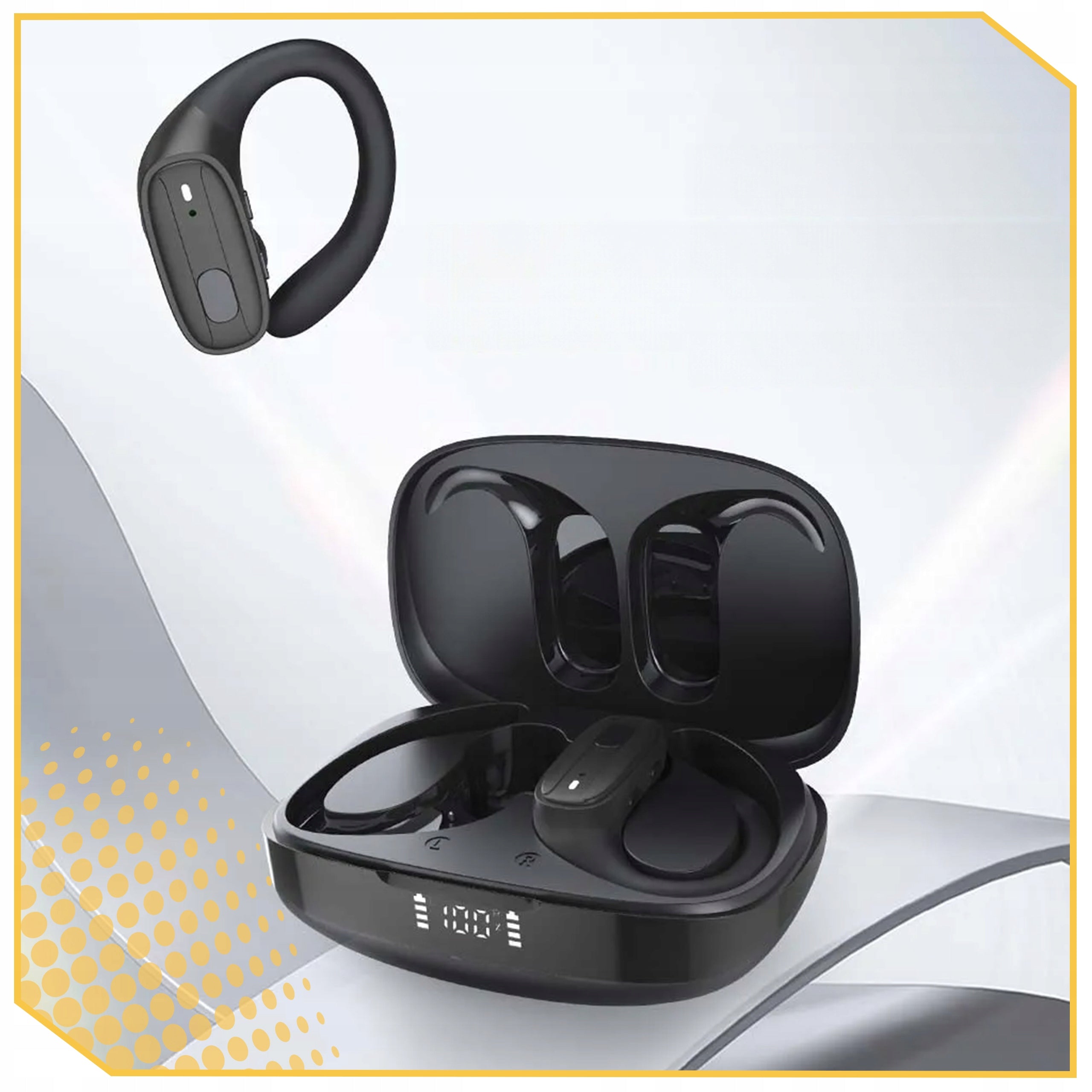 IN-EAR WIRELESS HEADPHONES Lewer Y80 sports micro PRO BASS BT 5.3 Brand Lewer