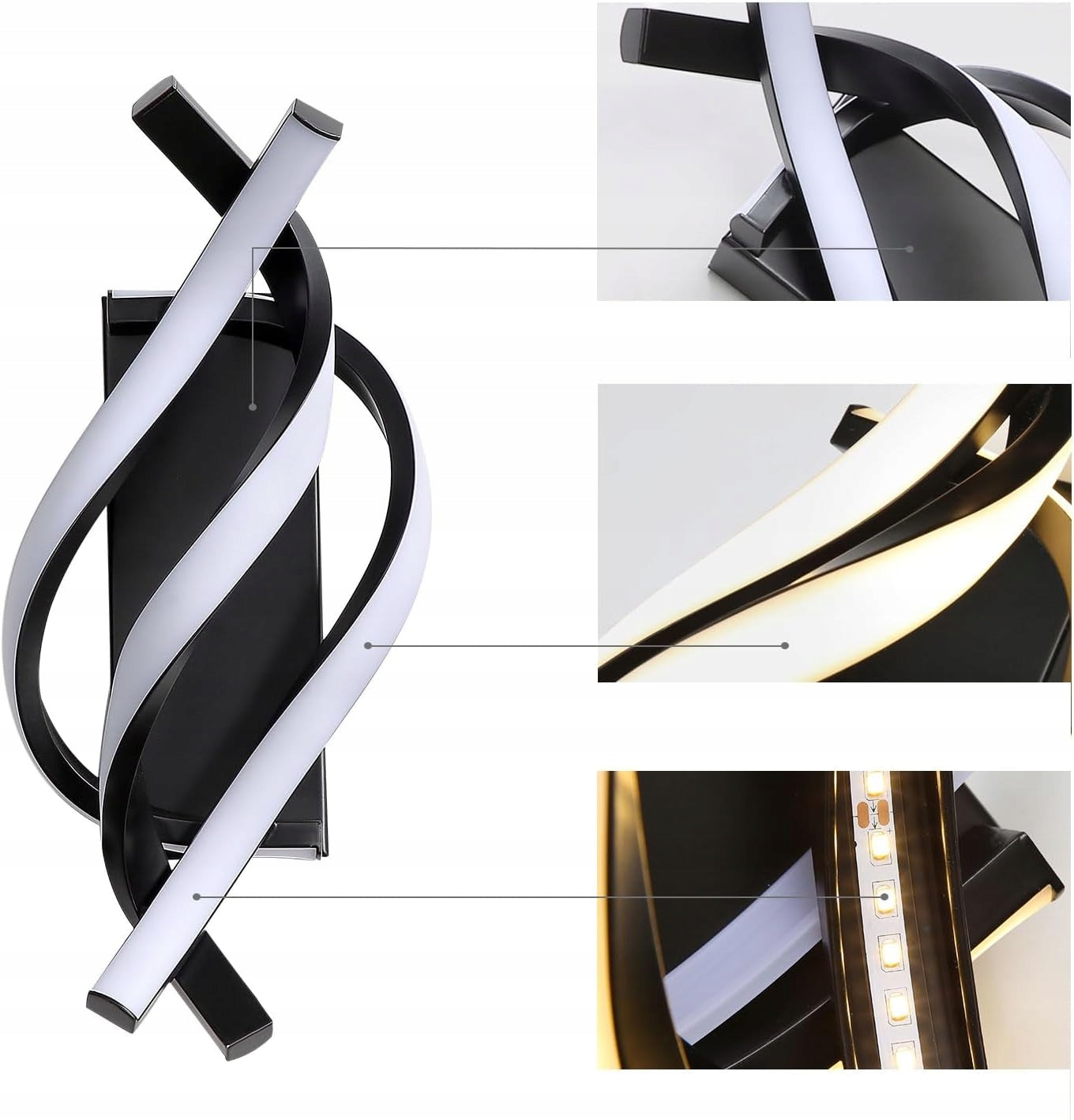INDOOR LED WALL LAMP FOR BEDROOM, LIVING ROOM 22W 3000K Manufacturer code CML-30879004-2