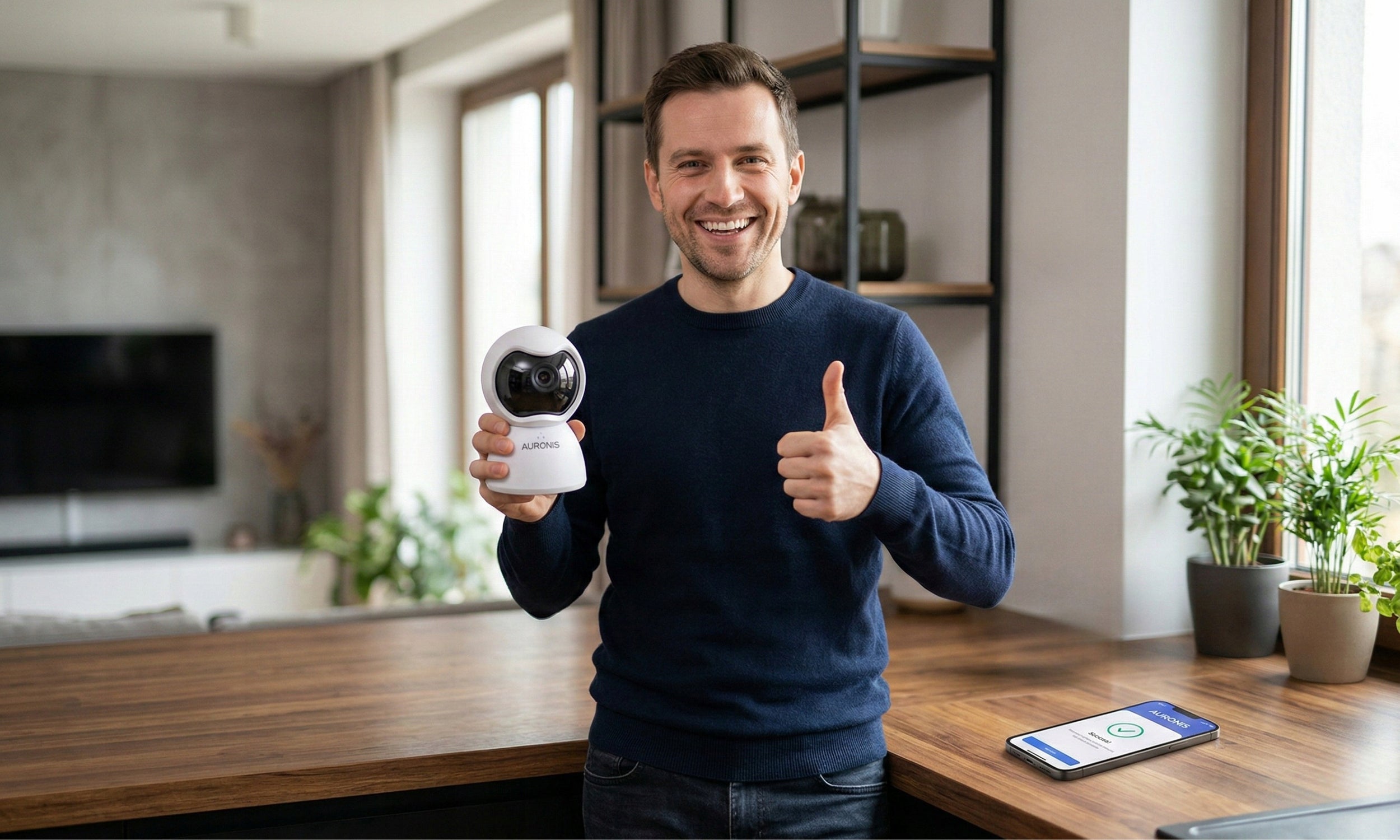 INDOOR WIFI CAMERA ROTATING BABY MONITOR ELECTRONIC 3MP FOR HOME DETECTION Kind internal