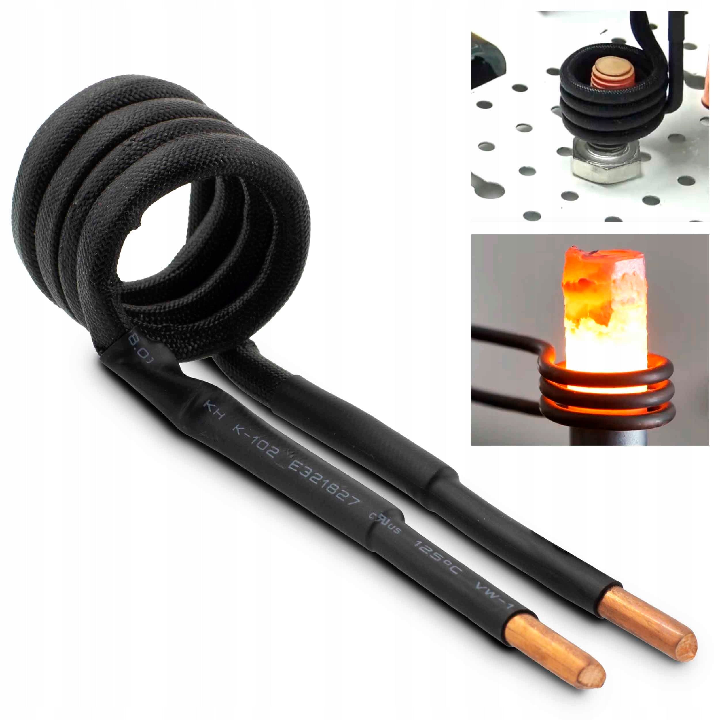 INDUCTION HEATER COIL STRAIGHT 28mm spiral HEATING INductor