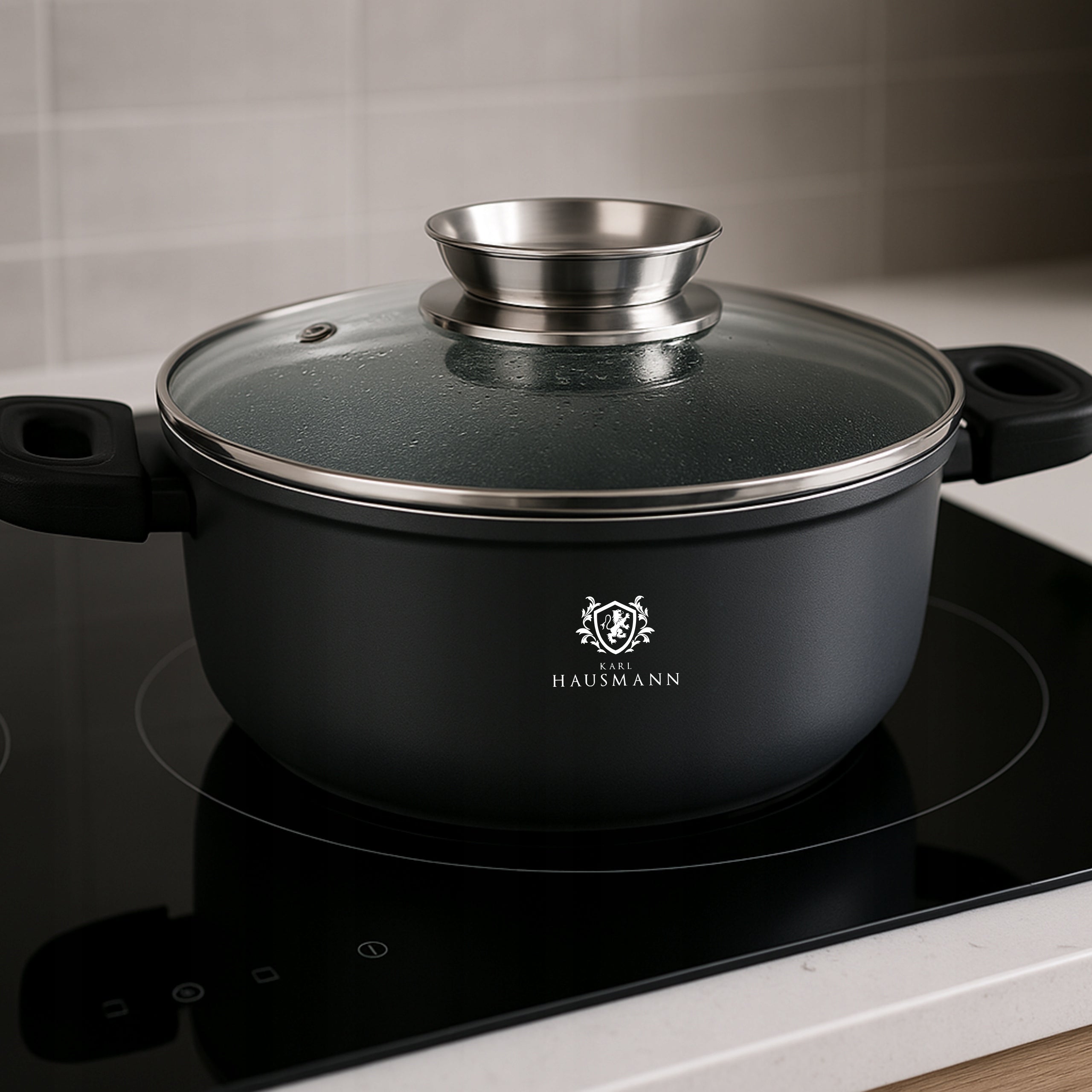 INDUCTION POT GOOSEBERRY 4,5L POTS INDUCTION ALUMINUM GAS LARGE Brand Karl Hausmann