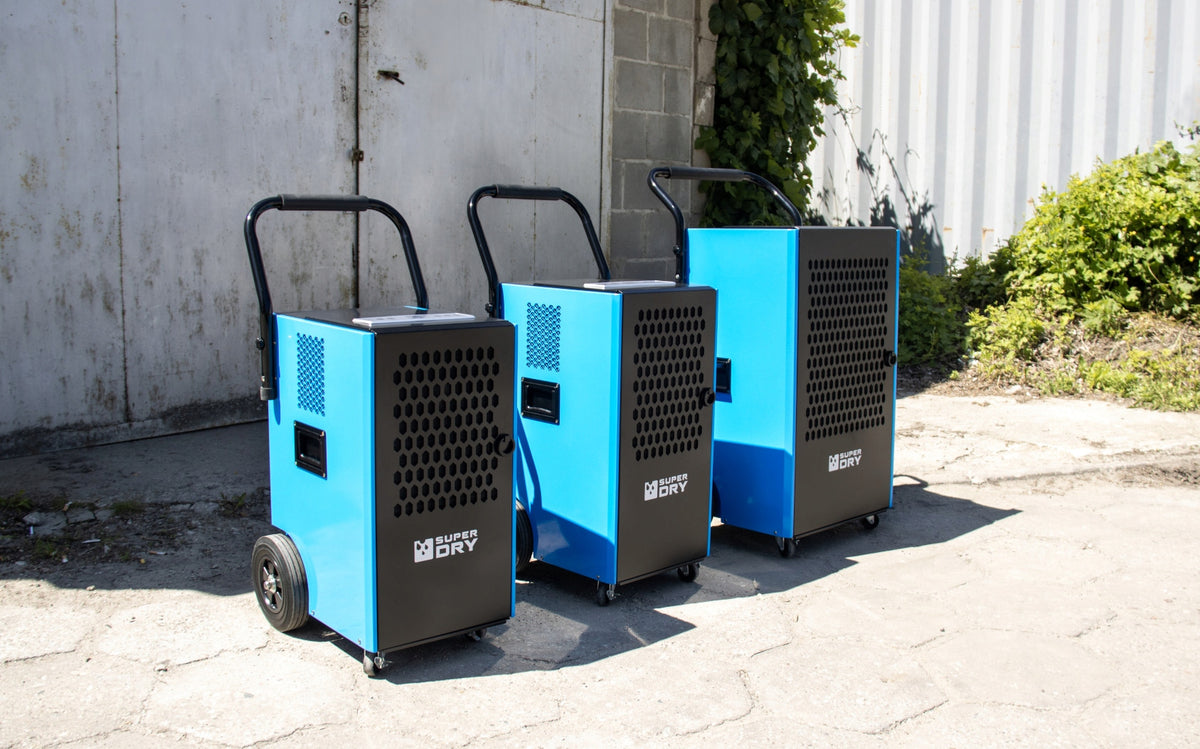 INDUSTRIAL PROFESSIONAL CONSTRUCTION DEHUMIDIFIER SUPER DRY FDSD90 90L Manufacturer code FDSD90