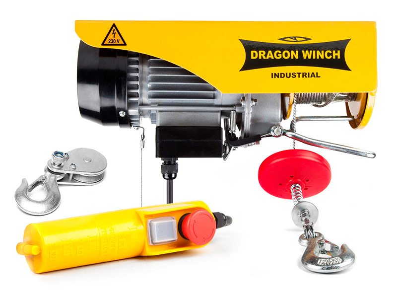 INDUSTRIAL WINCH DRAGON WINCH DWI 125/250 HD 230 V INDUSTRIAL Packaging status original