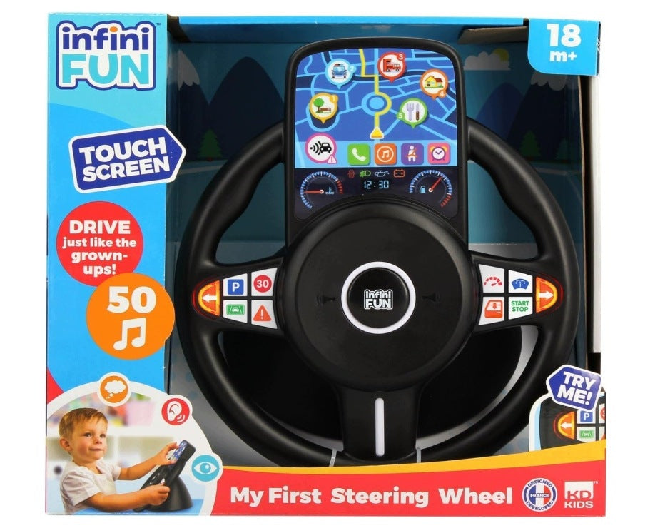 INFINIFUN MY FIRST INTERACTIVE STEERING WHEEL Packaging status original