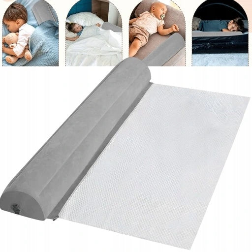 INFLATABLE BARRIER AGAINST FALLING FROM CHILDREN'S PROTECTIVE BED TRAVEL