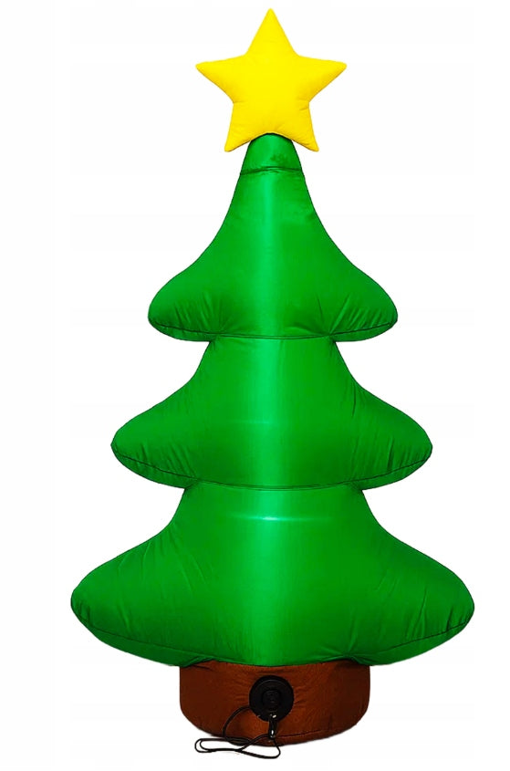 INFLATABLE GLOWING CHRISTMAS TREE 125cm DECORATION FOR HOME AND GARDEN Brand no brand