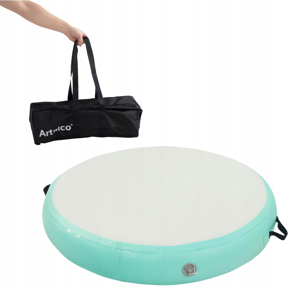 INFLATABLE GYMNASTIC TRAMPOLINE AIRSPOT MATTRESS FOR EXERCISE ACROBATICS MAT EAN (GTIN) 5901793208749