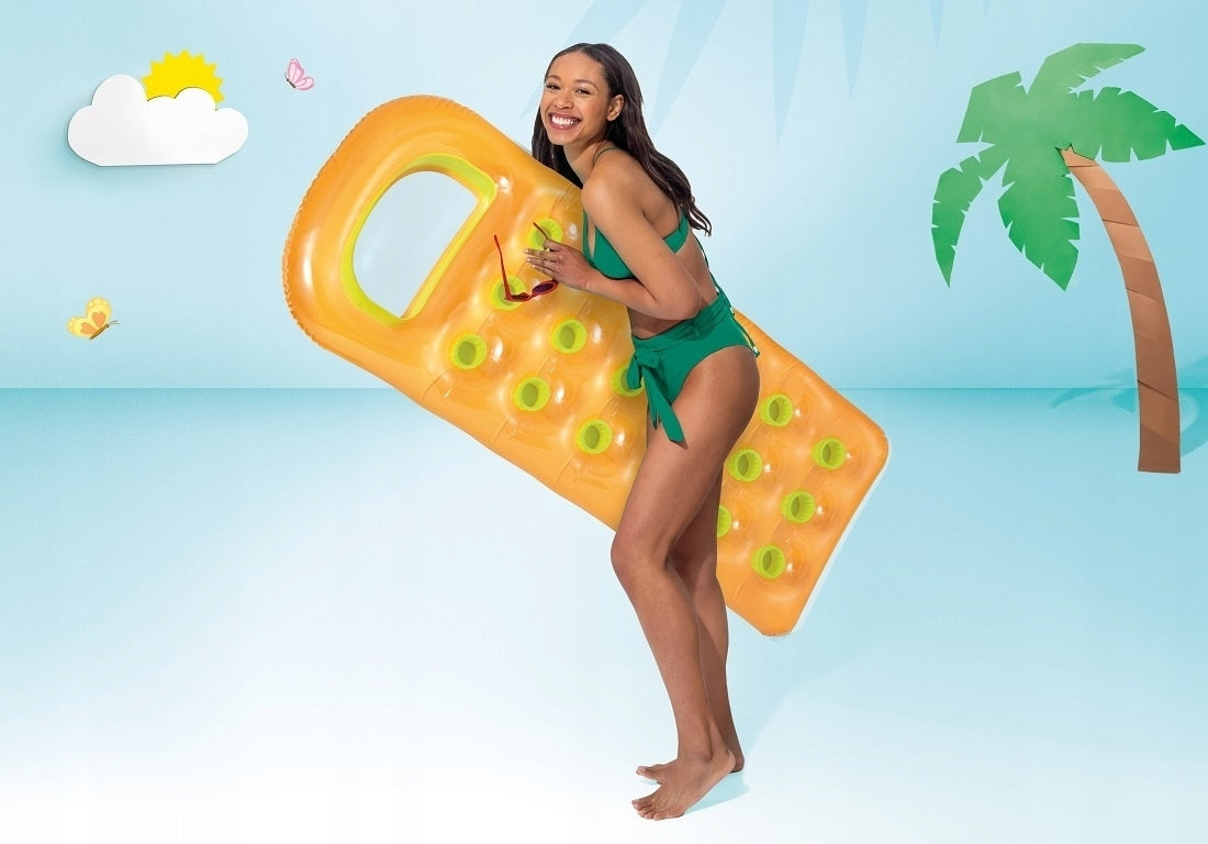 INFLATABLE MATTRESS FOR SWIMMING WATER INTEX 59895 FOR BEACHES FOR ADULTS Brand Intex