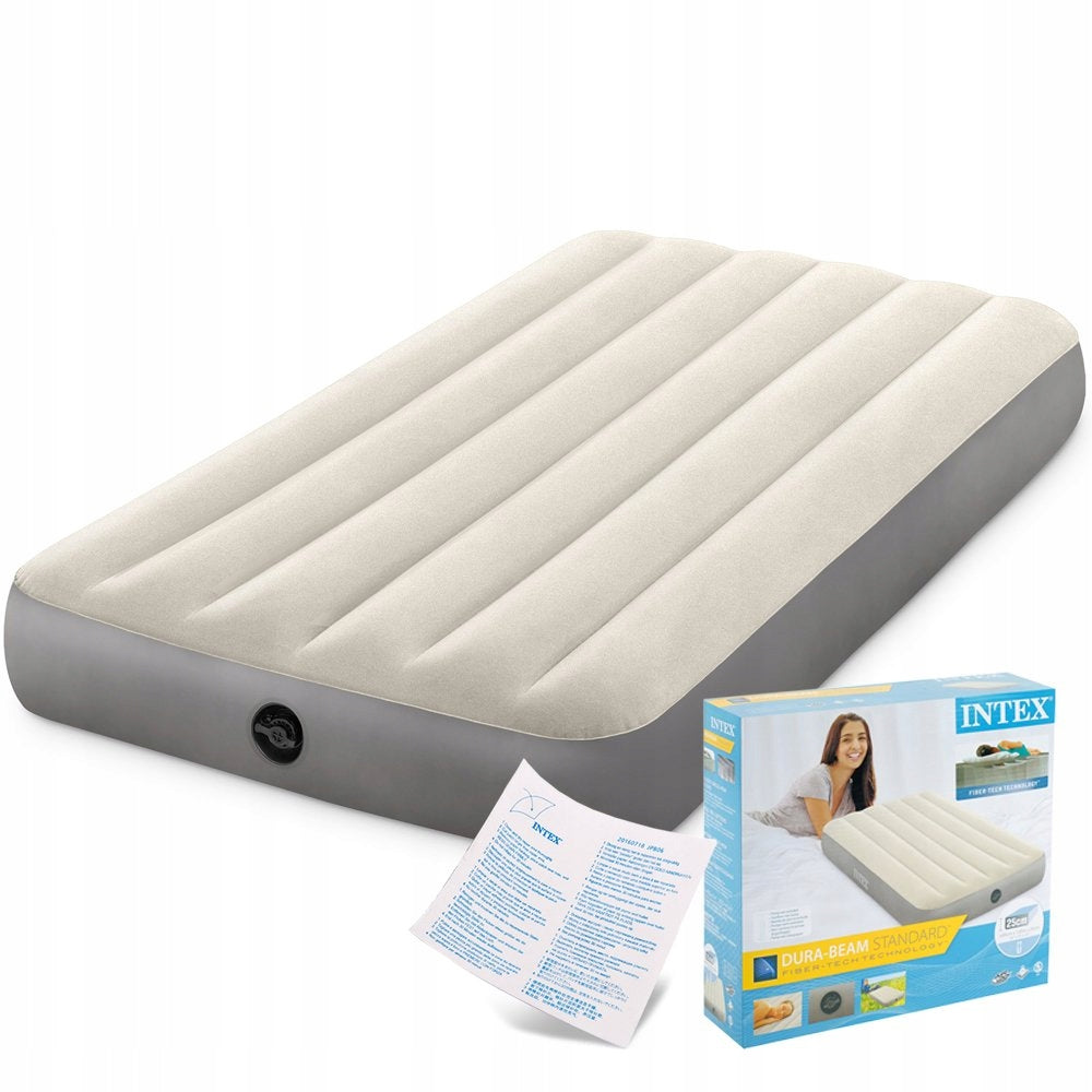 INFLATABLE MATTRESS VELOUR Intex 1-seater 64101