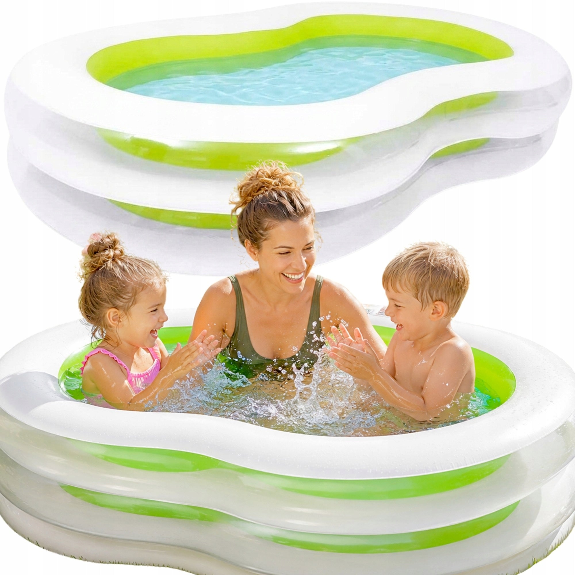 INFLATABLE POOL FAMILY GARDEN EIGHT 240x140x47cm SUN CLUB 17269