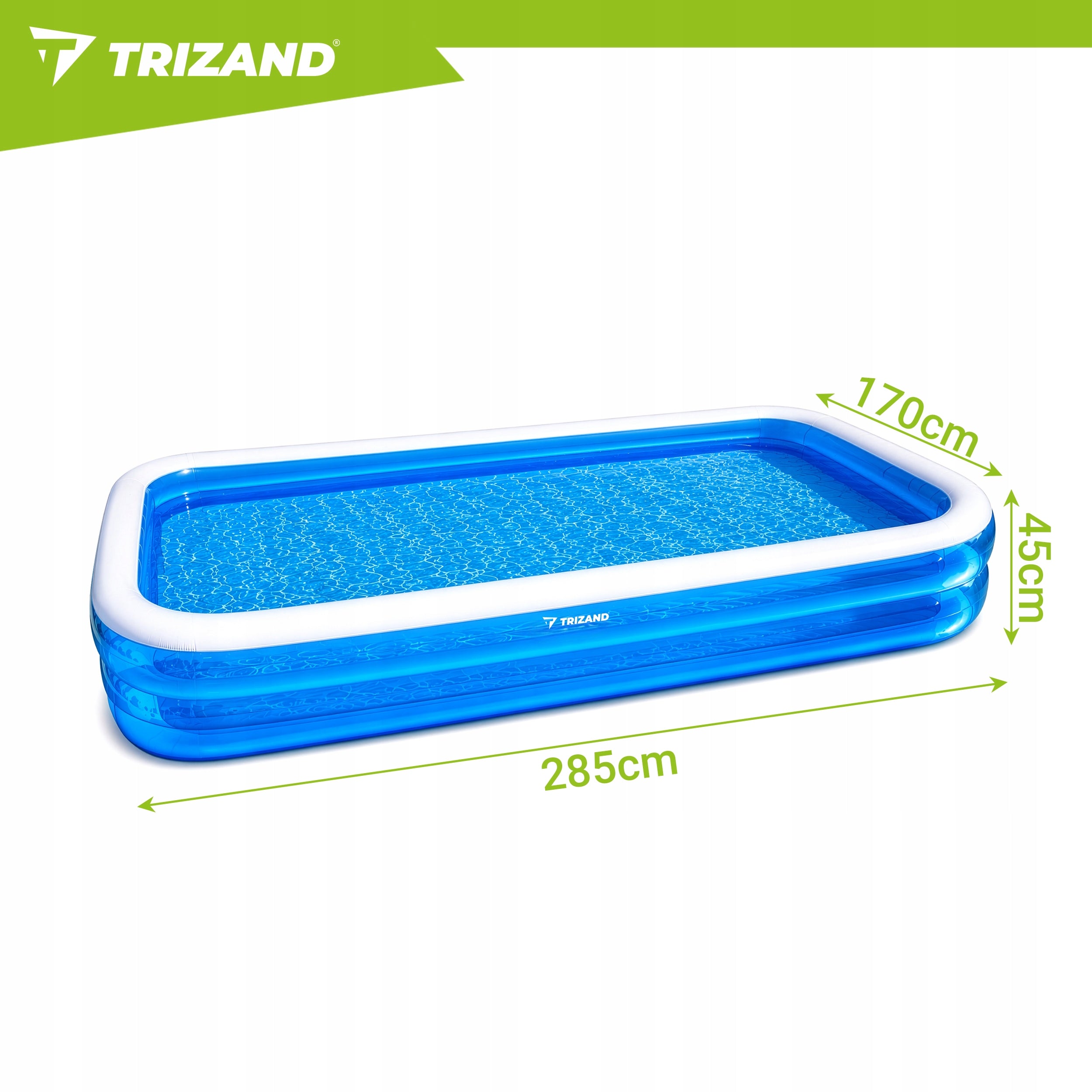 INFLATABLE POOL RECTANGLE TRIZAND 305cm x 183cm x 50cm Series Basen dmuchany 305x183x50 cm ogrodowy