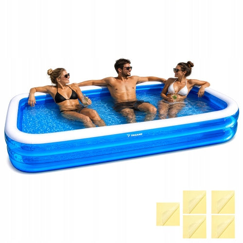 INFLATABLE POOL RECTANGLE TRIZAND 305cm x 183cm x 50cm
