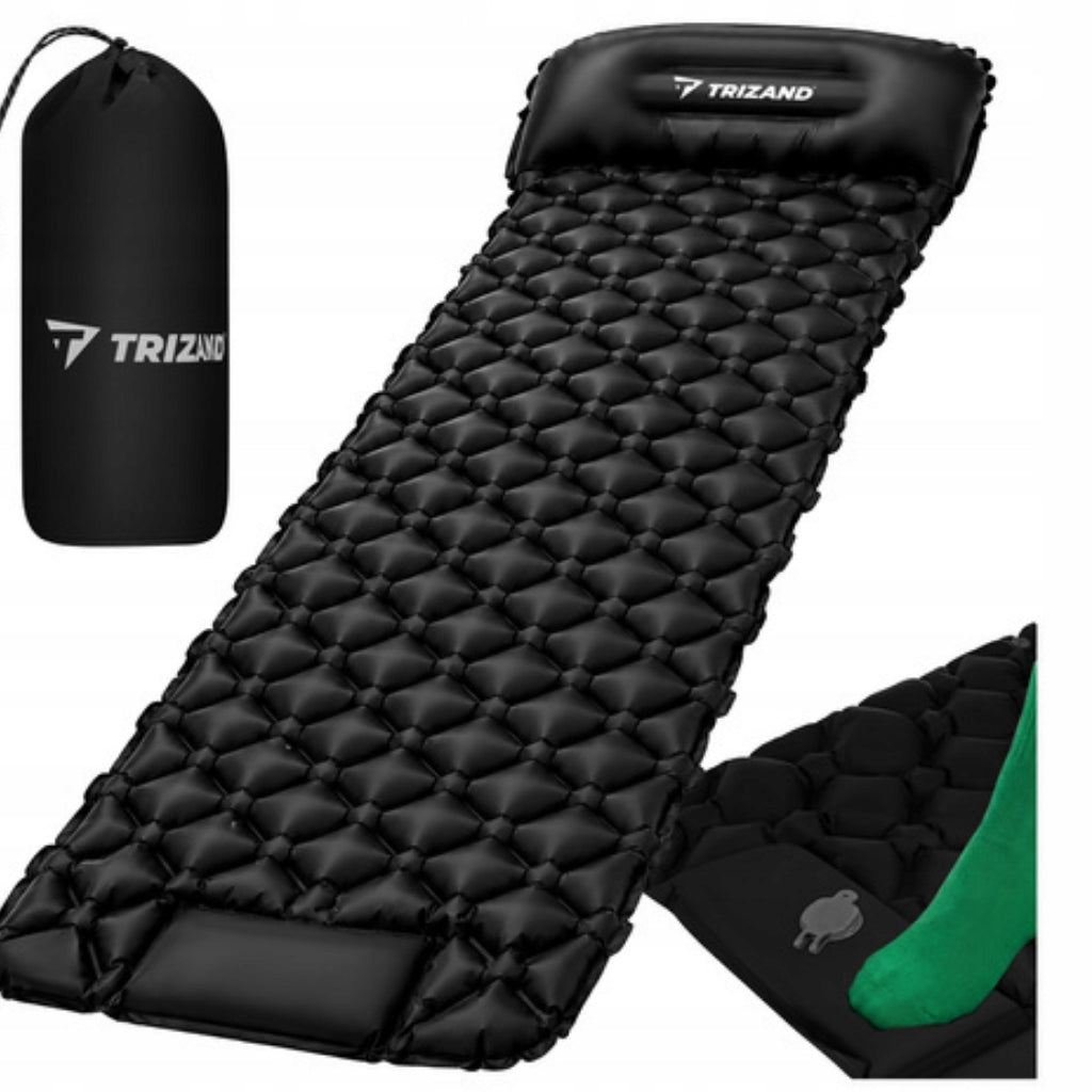 INFLATABLE SINGLE FOLDING SELF-INFLATING COVER HIKING MATTRESS Brand Trizand