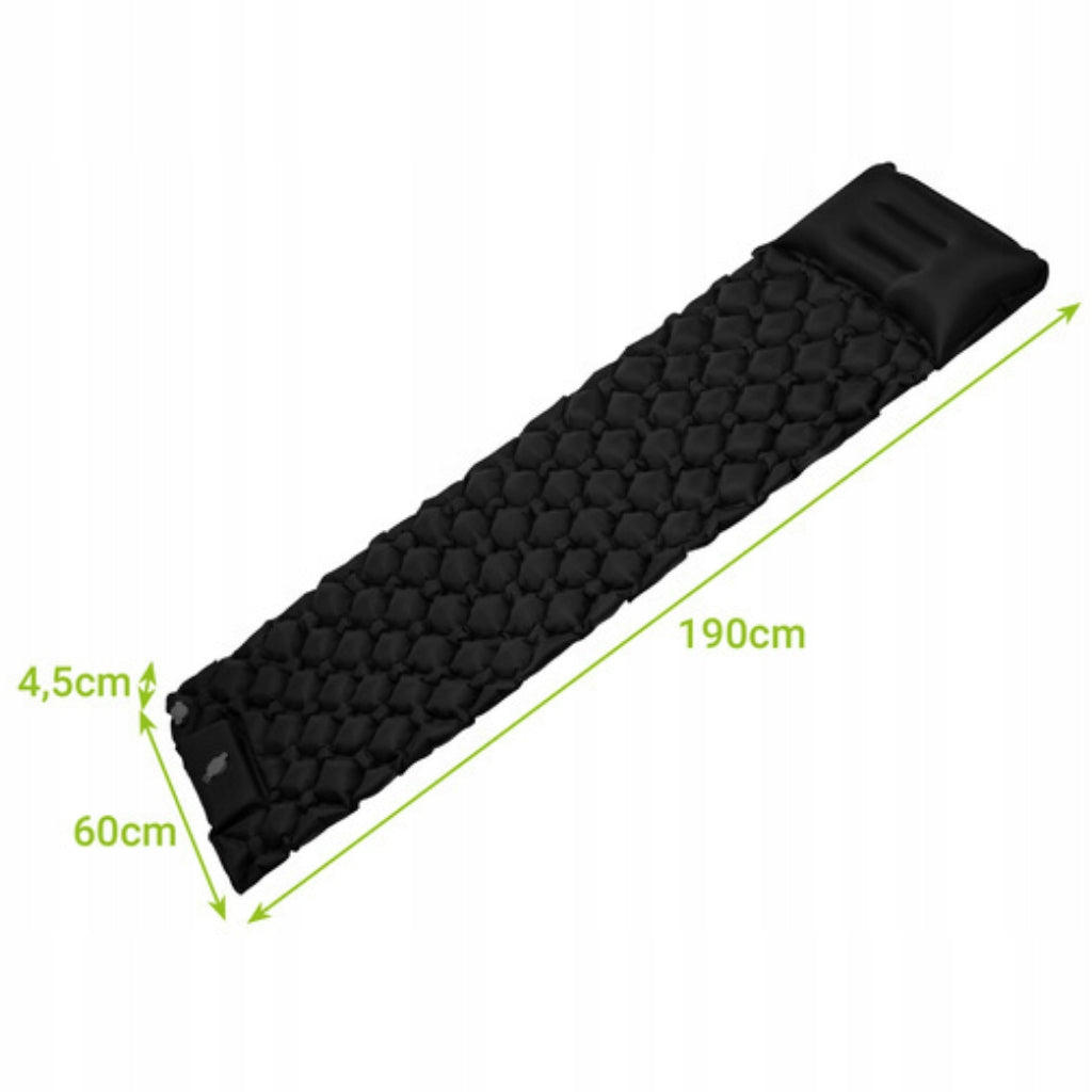 INFLATABLE SINGLE FOLDING SELF-INFLATING COVER HIKING MATTRESS Manufacturer code Materac samopompujący jednoosobowy Trizand