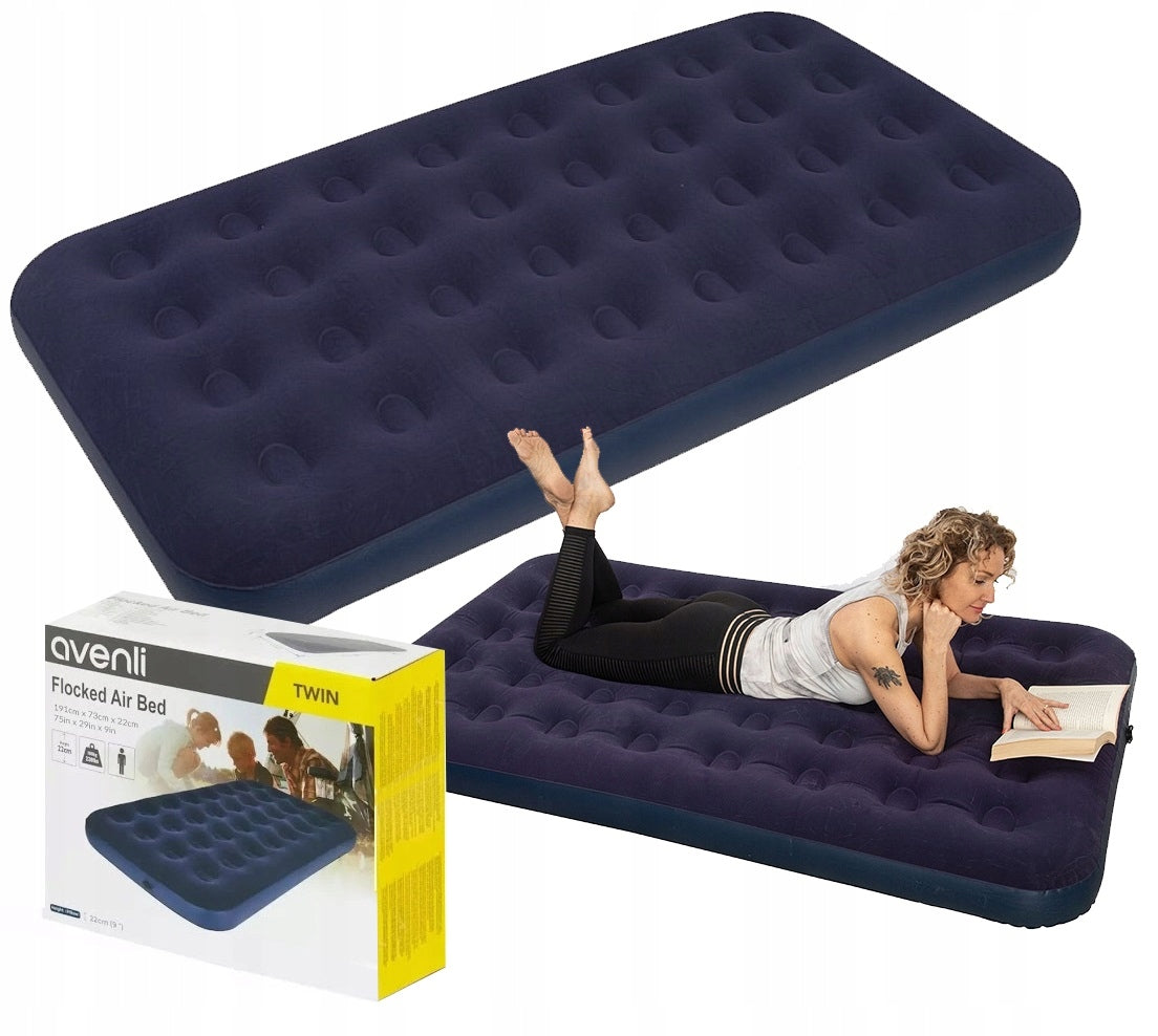 INFLATABLE SINGLE MATTRESS REINFORCED JILONG 191x73CM