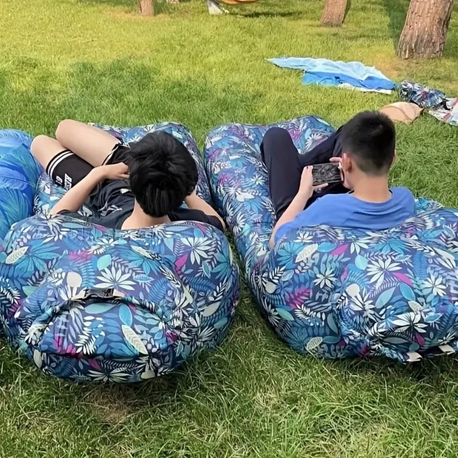 INFLATABLE SOFA BED LAZY BAG AIR FOR BEACHES ARMCHAIR MATTRESS LOUNGER Brand no brand