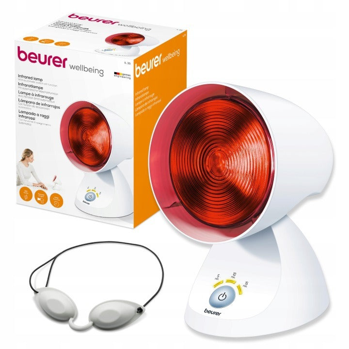 INFRARED HEALING LAMP BEURER IL21 WHITE 150W WARMING LIGHT