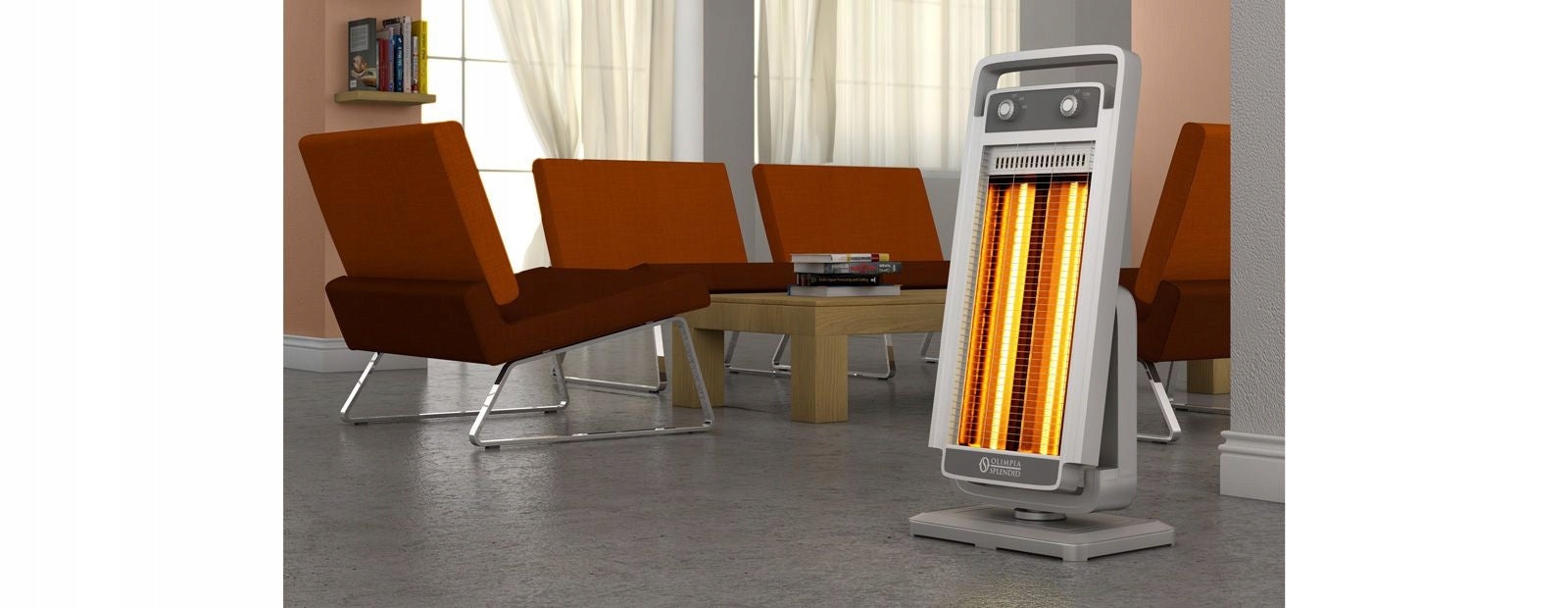INFRARED HEATER 1100W ROTATING OLIMPIA Manufacturer code CARBON SOLARIA
