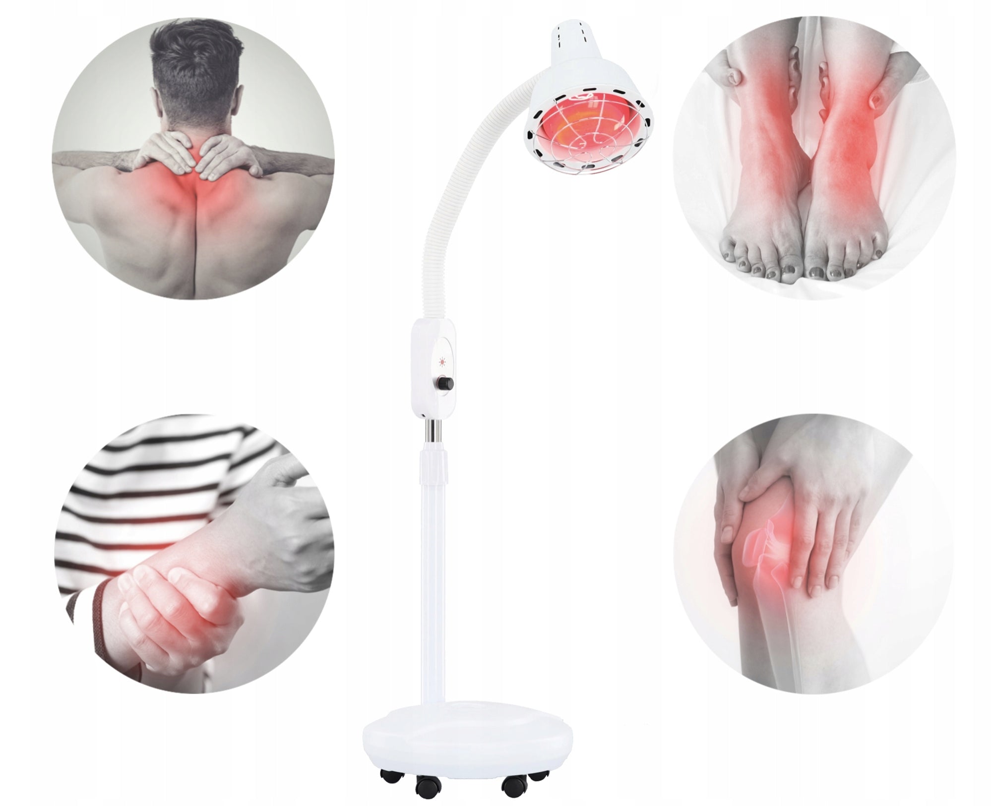 INFRARED HEATING LAMP HEALING SOLLUX STRONG ADJUSTABLE 275W Manufacturer code 67545