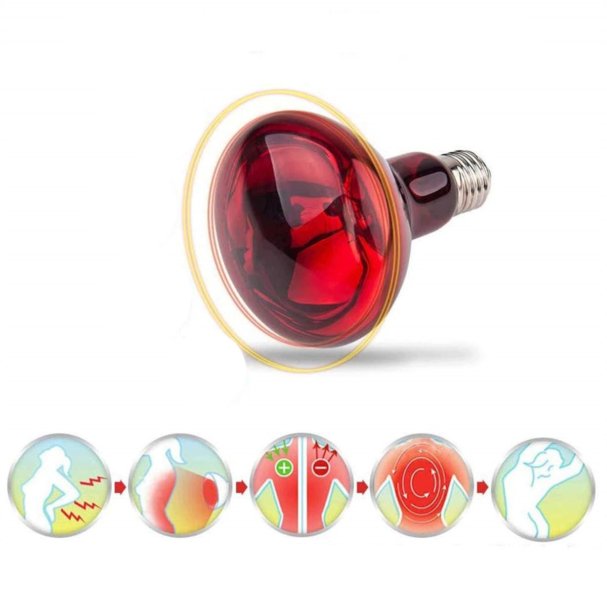 INFRARED HEATING LAMP HEALING STRONG ADJUSTABLE Medical device no