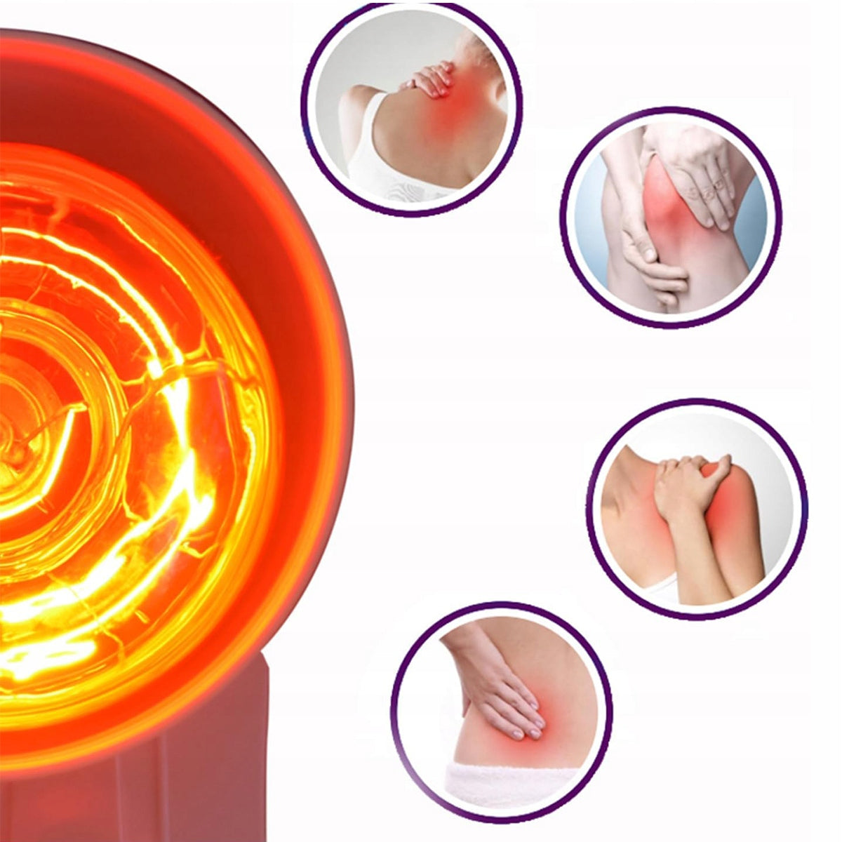 INFRARED HEATING TREATMENT LAMP 150W STRONG ADJUSTABLE BAYS NEW Medical device no