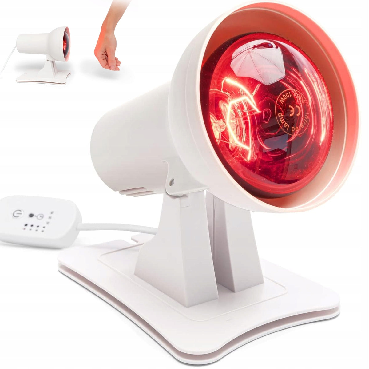 INFRARED HEATING TREATMENT LAMP 150W STRONG ADJUSTABLE BAYS NEW