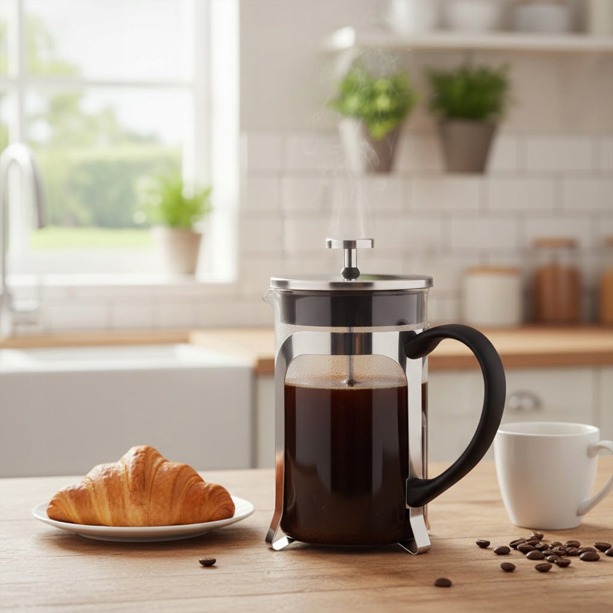 INFUSER GLASS TEA POT HERBS 800ML PISTON FESTA COFFEE MAKER Manufacturer code JMHD115A