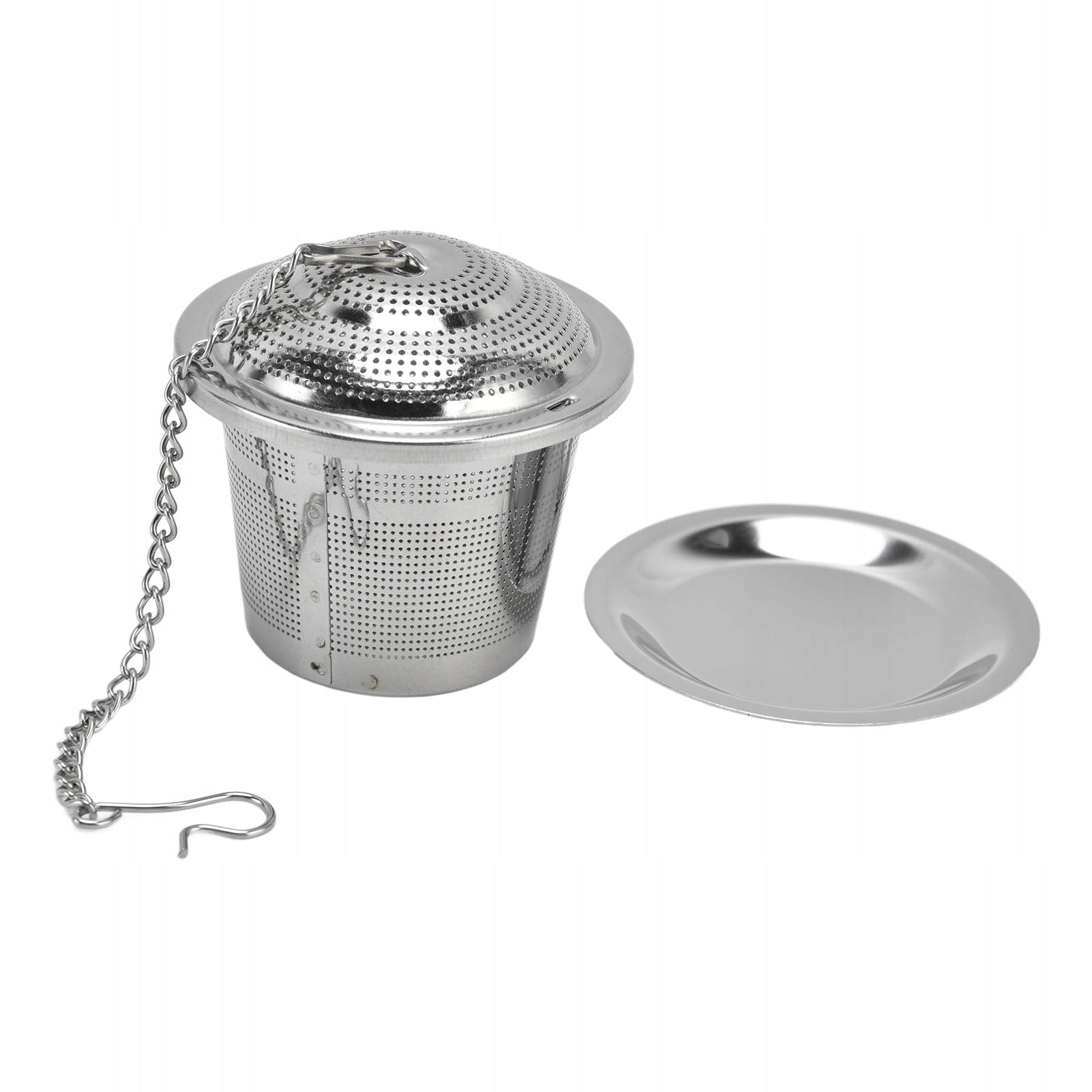 INFUSER TEA STRAINER STAINLESS STEEL WITH HOOK MULTIFUNCTIONAL