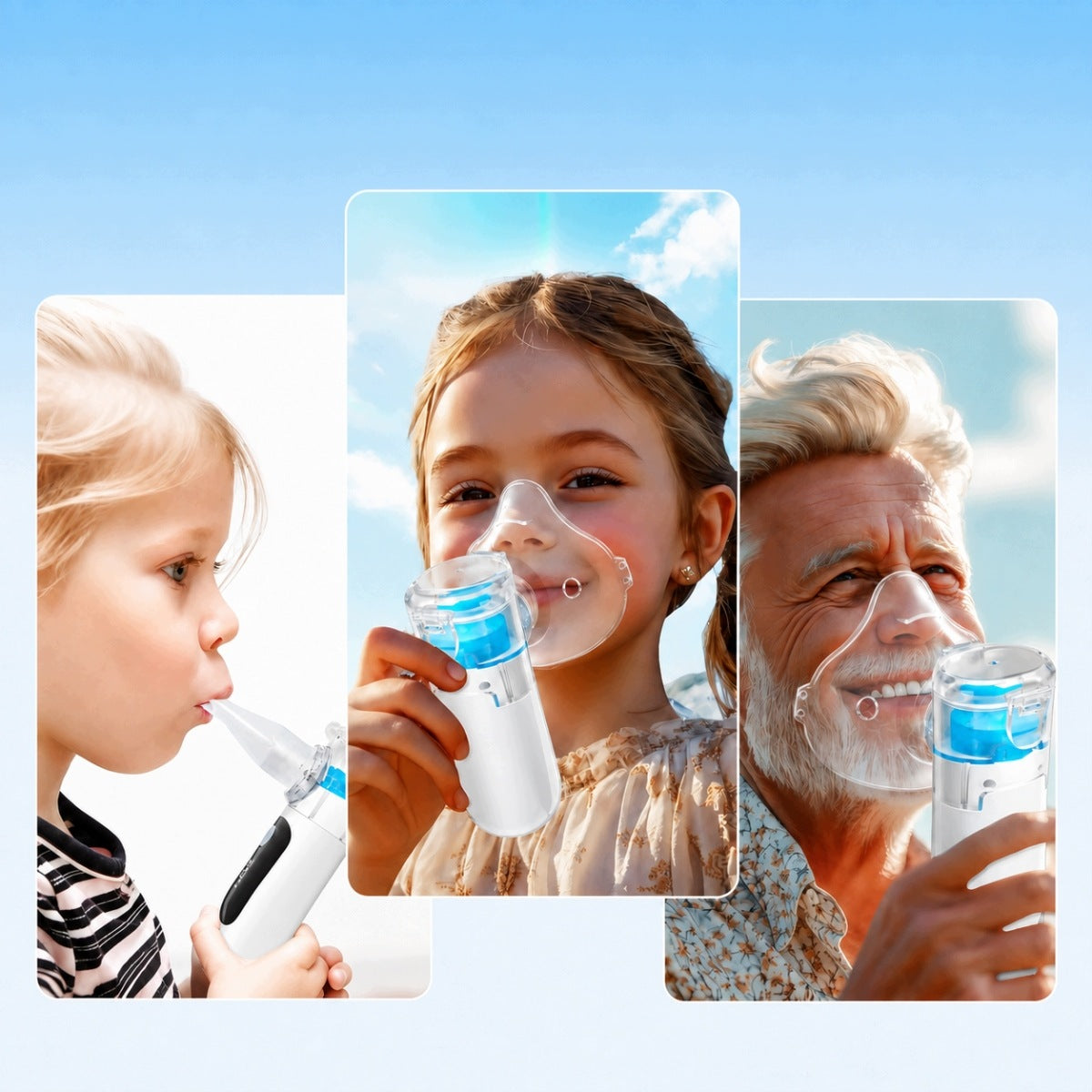 INHALER NEBULISER FOR CHILDREN ADULTS PORTABLE WIRELESS MESH Medical device no