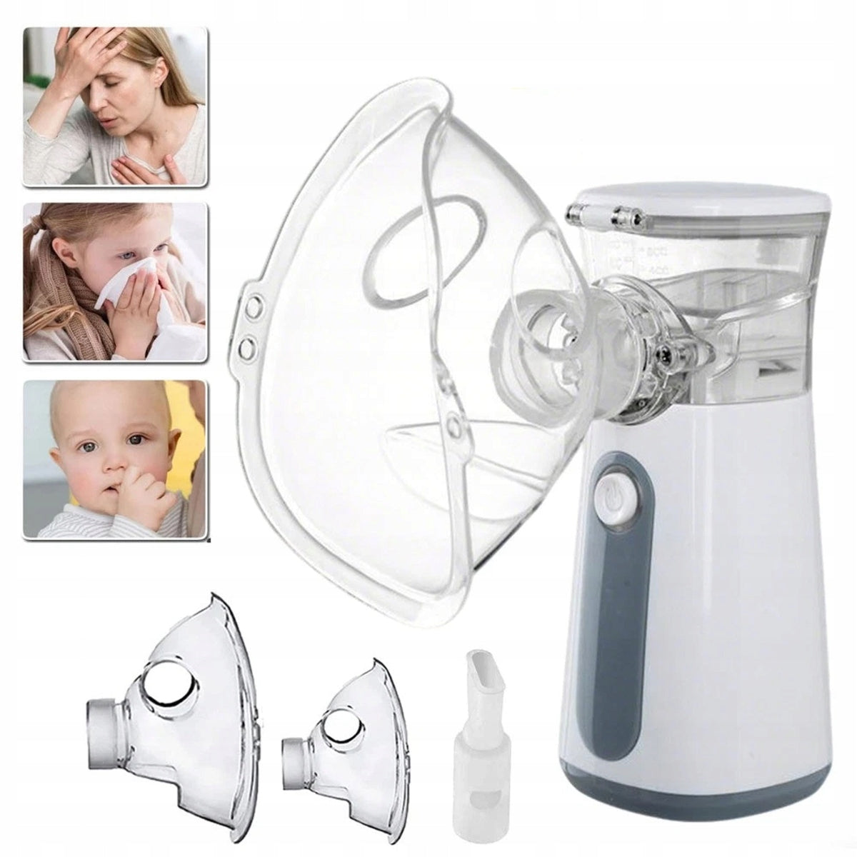 INHALER NEBULISER PORTABLE SILENT FOR CHILDREN AND ADULTS