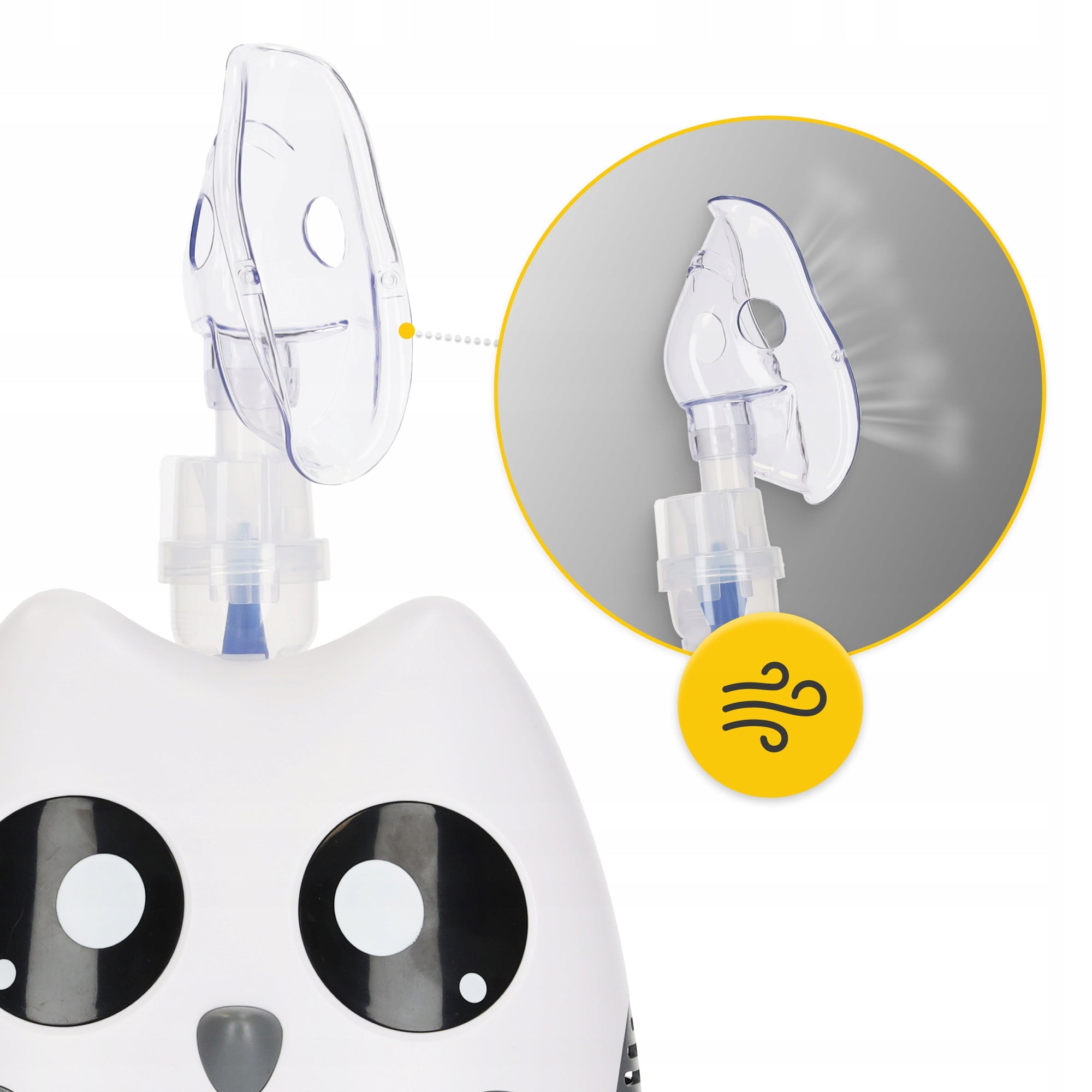 INHALER NEBULIZER FOR CHILDREN COMPRESSOR PORTABLE SILENT INHALATION KID Packaging status original