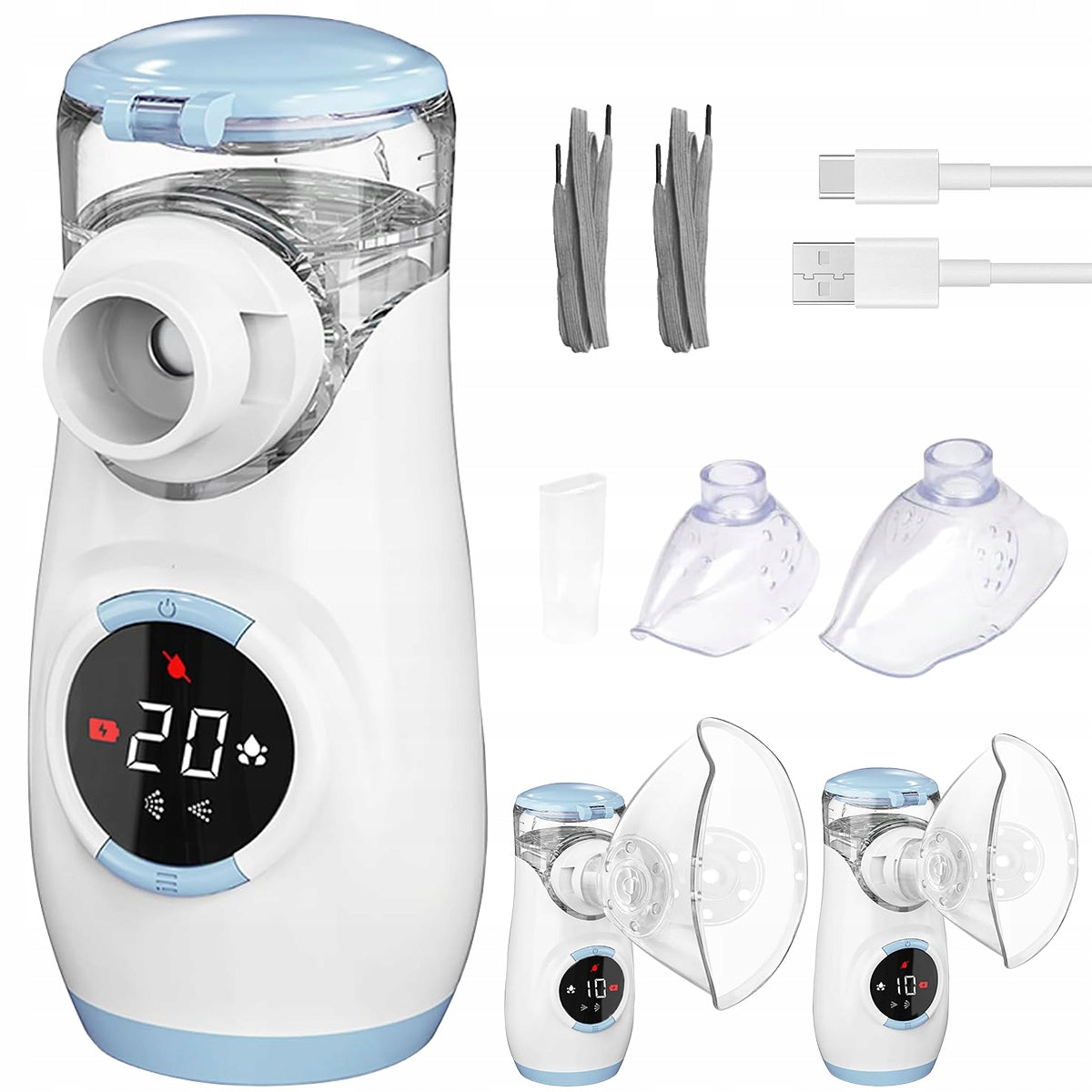INHALER NEBULIZER PORTABLE RECHARGEABLE MY135-B QUIET
