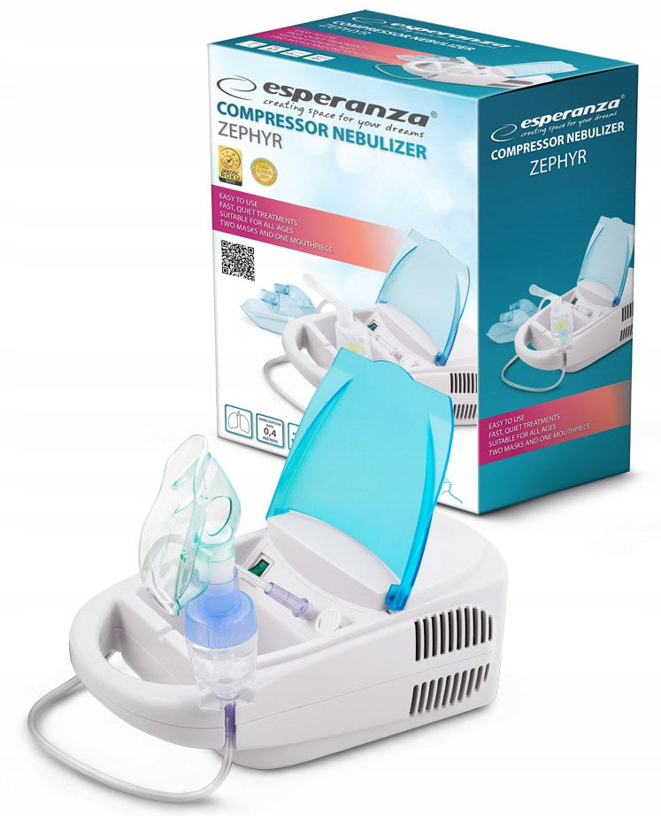 INHALER NEBULIZER ZEFIR COMPRESSOR + MASKS Medical device no