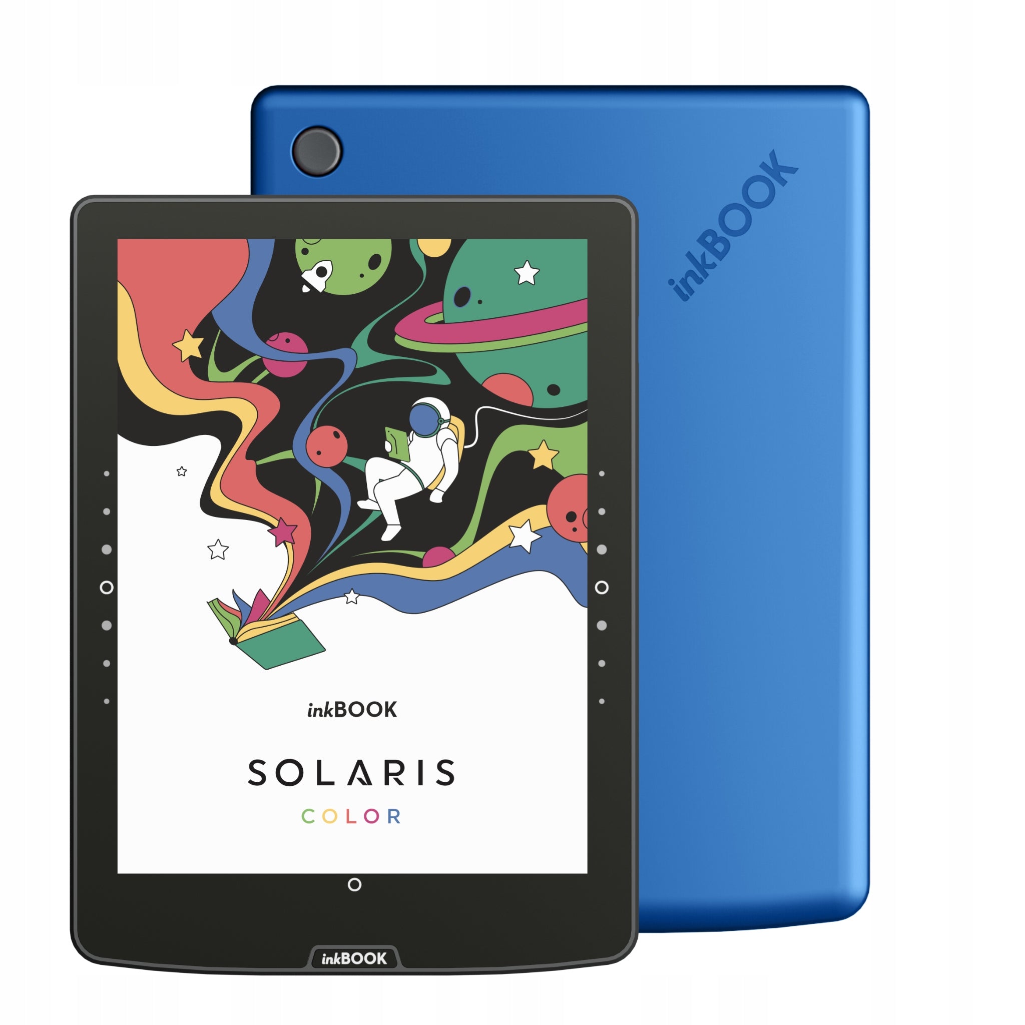INKBOOK Solaris Color 6'' E-book Reader, Backlit Screen, Blue