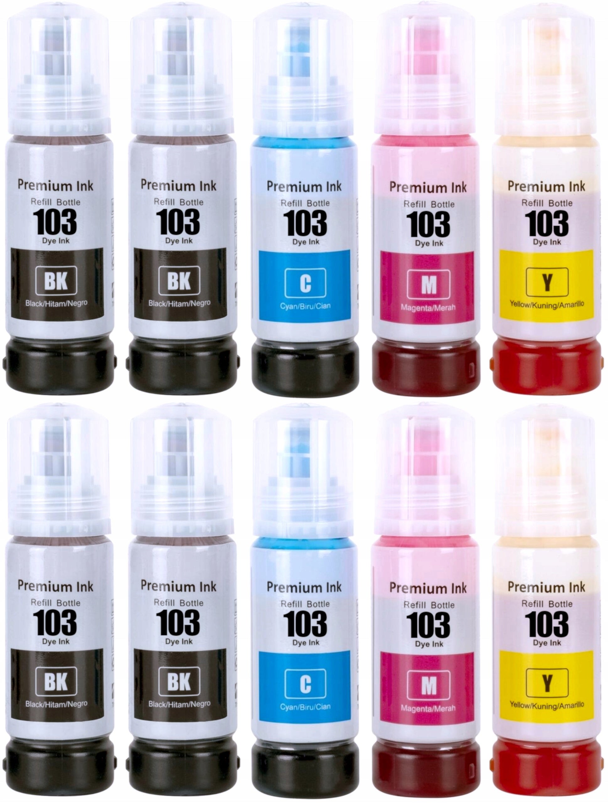 INKS 103 FOR EPSON EcoTank L3160 L3150 L3110 L3210 L3251 L3256 PRINTER