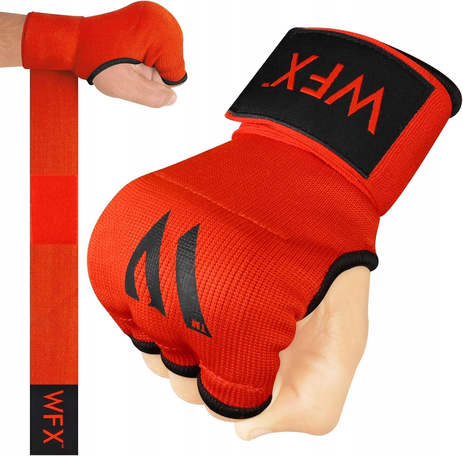 INNER BOXING GLOVES GEL BANDAGES LONG STRAPS L