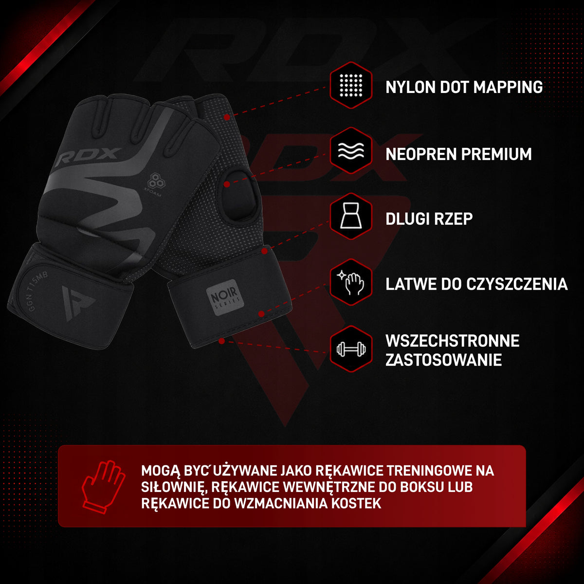 INNER GLOVES RDX FOR MMA BOXING MARTIAL ARTS MULTIFUNCTIONAL S WRAPPERS Brand RDX