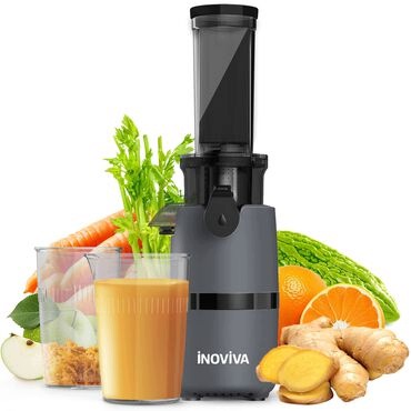 INOVIVA Inoviva KBMJ-S01-G slow juicer, 100 W, grey