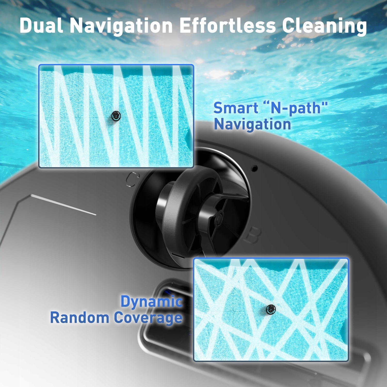 INSE H1 Pool Robot IPX8 125min Run Auto Sensor Light Home Pool Cleaner Manufacturer code 25040901AE0299ZZZZ00