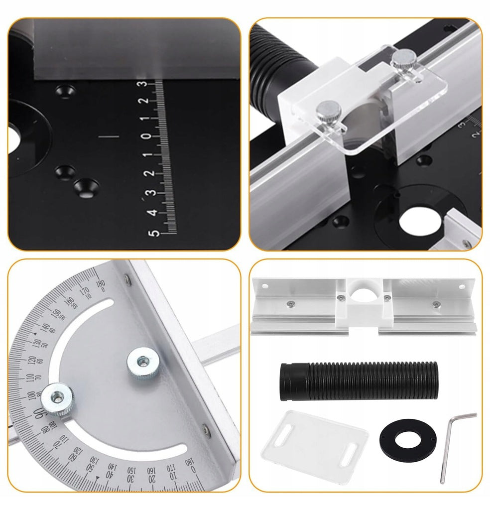 INSERT FOR MILLING TABLE ALUMINUM PLATE TOP TRIMMER INSERT PLATE Brand no brand