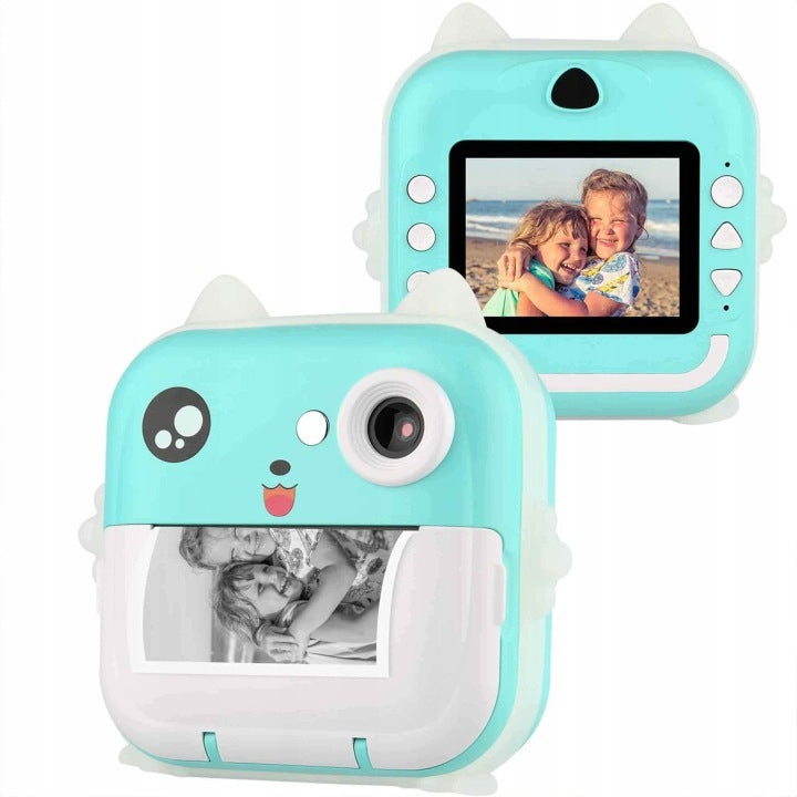 INSTANT CAMERA PRINT MINI THERMAL PRINTER KITTY +10 ROLLS Packaging status original