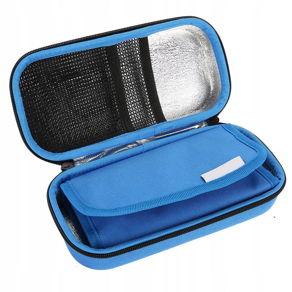 INSULIN CONTAINER CASE BLUE Packaging status original